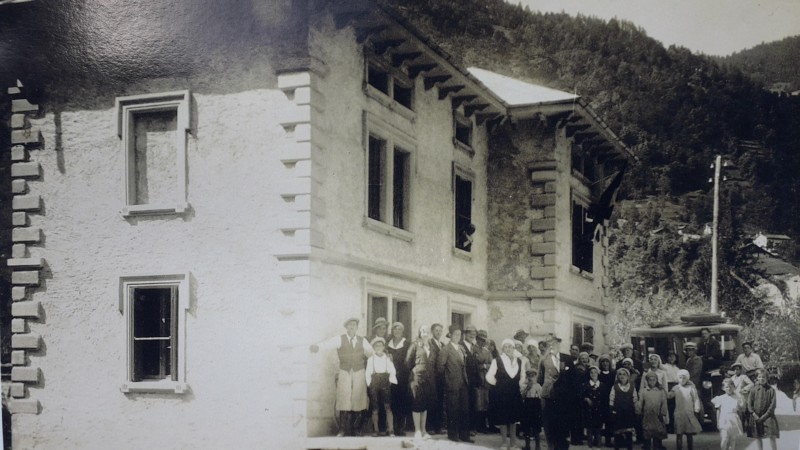 12a-L'osteria a Titéle. Anni '30.jpg