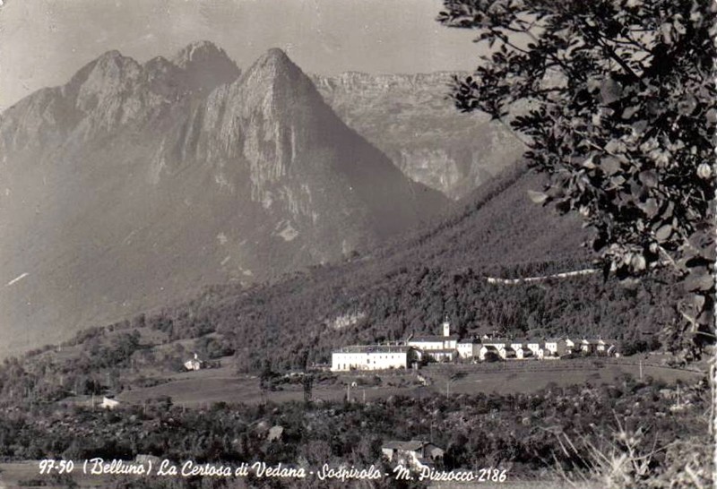 26) BELLUNO - LA CERTOSA DI VEDANA - SOSPIROLO - ANNO 1955.jpg