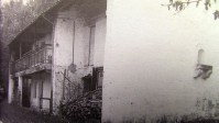 24 - Roncoi Casa dei Tonet, isolata con poggiolo in legno. Si noti la piccola edicola sul fronte che dà sulla strada..jpg