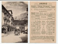 11) Servizio automobilistico Belluno - Cortina degli anni '1910 -'20. A sinistra si intravede l'hotel Concordia con la targa Afternoon -Tea rooms -..jpg