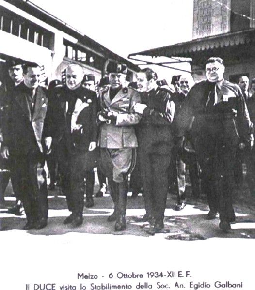 15) Melzo 6 Ottobre 1934-XII E.F. Il DUCE visita lo stabilimento della Soc. An. Egidio Galbani.jpg