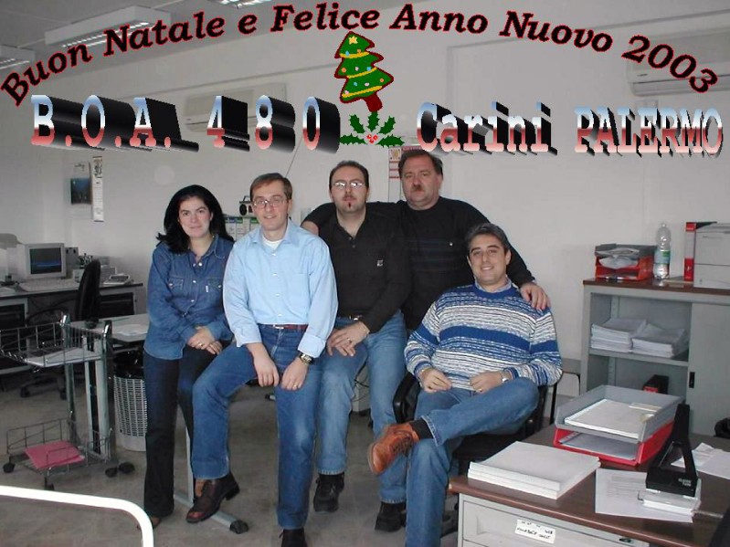 35a) Auguri di buon Natale e buon Anno dal BOA 5480 - Carini di Palermo.JPG