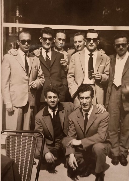 42) Galbani anni '60 - Gita a Portofino. Orlando Andreoli con i colleghi del deposito di via Tito Livio - Milano..jpg