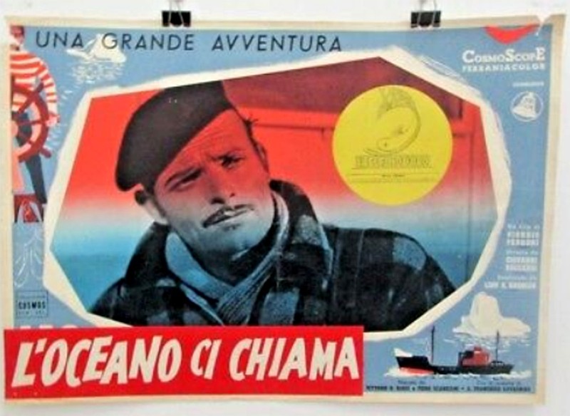 208) documentario L’OCEANO CI CHIAMA, girato nel 1957 dai registi Giorgio Ferroni e Giovanni Roccardi, durata 75 minuti..jpg