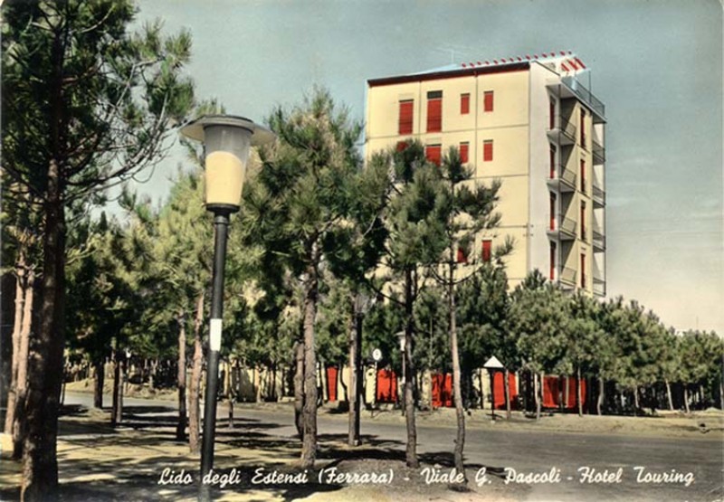 37b-Lido degli Estensi - viale Pascoli, Hotel Touring anno 1958.jpg