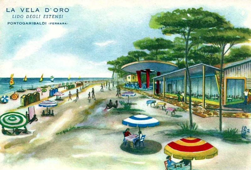 42a-LIDO DEGLI ESTENSI  1956 - Rist.Bar -La Vela d'Oro-.jpg