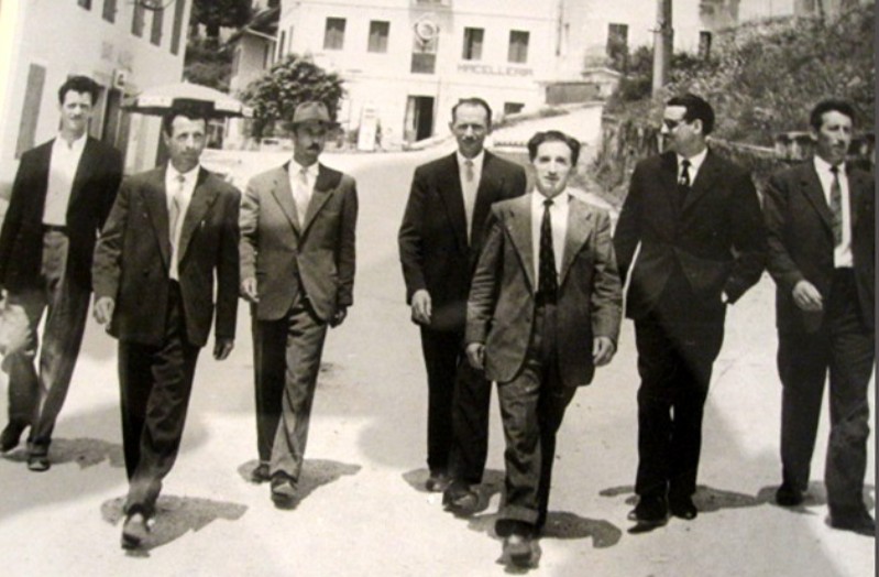 03a-Cantoria di San Gregorio degli anni '60, Onore Gris, Ugo Perenzin, Orfeo Lallo, Vittorio De Gol, Vittorio Fontanive, De Paoli e Piero Bellus.JPG