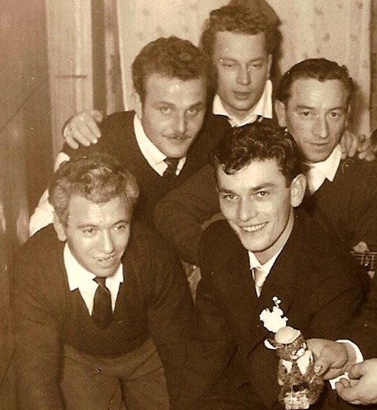 24-Da sn in basso, Ilario Centeghe, Elio Savaris, Aldo Fregona e Dario Marchioro(Dariett).jpg