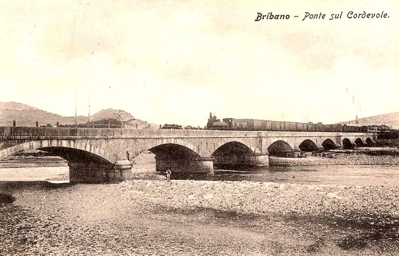 4a) Treno in arrivoooo! Ponte sul cordevole a Bribano.jpg