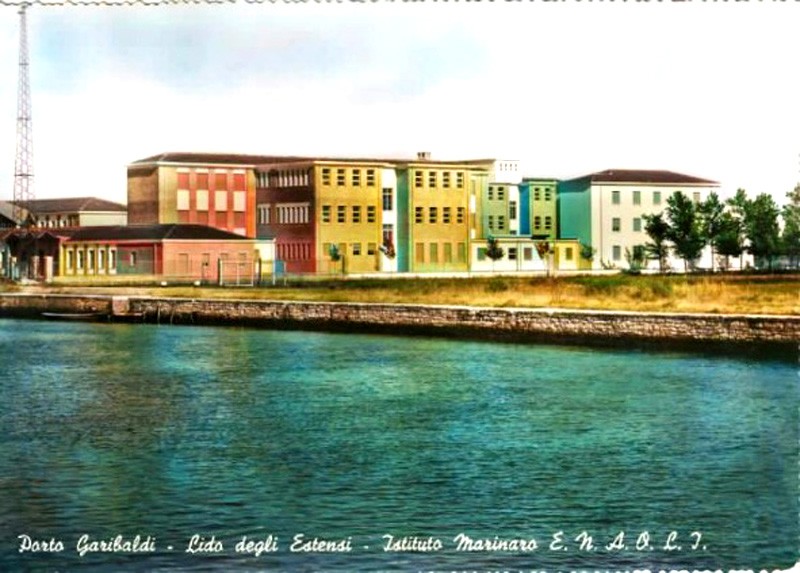 286) Porto Garibaldi - Lido degli Estensi. Istituto marinaro ENAOLI..jpg