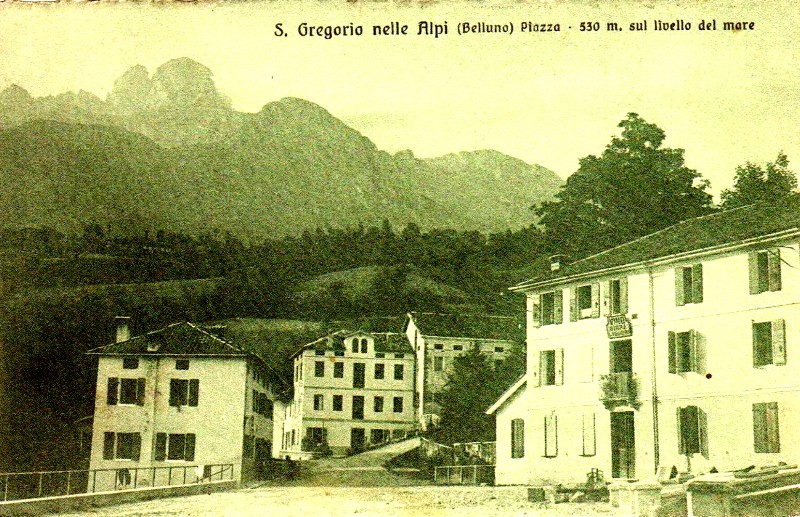 97) S.GREGORIO NELLE ALPI - PIAZZA (BELLUNO) 1925.jpg