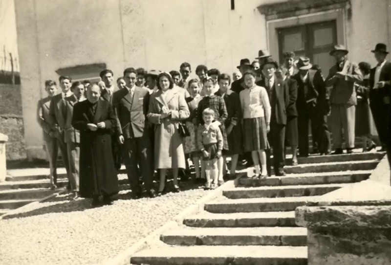 01-Matrimonio Gino Cassol e Gisella Bortoluzzi da cui nasceranno 7 figli, anno 1957.jpg