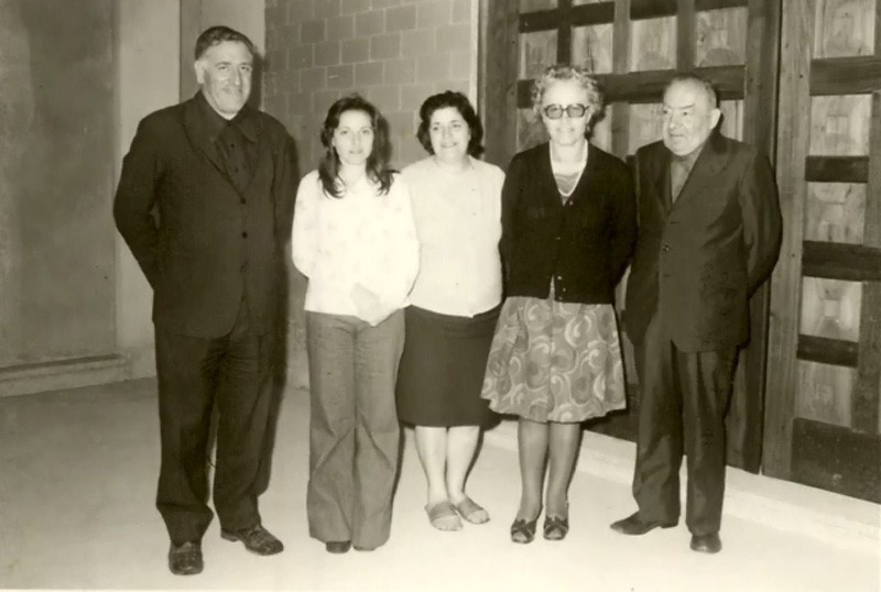 57-Visita in Brasile con la sorella Letizia a don Cesare Cassol negli anni '70, Don Cesare in seguito morirà mentre celebrava la messa.jpg