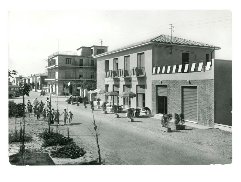 462b-PORTO GARIBALDI 1956 Pensione Ristorante  -Due Sorelle-.jpg