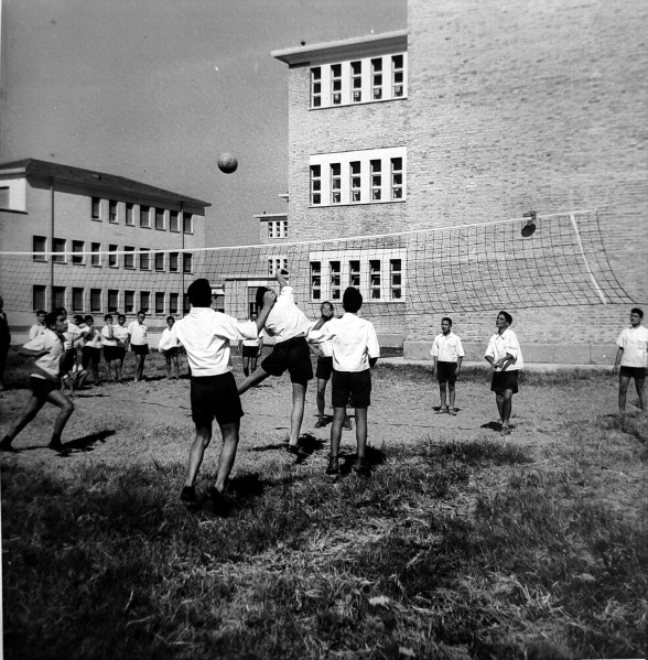 603) Istituto marinaro Porto Garibaldi, fine anni '50. Pallavolo.jpg