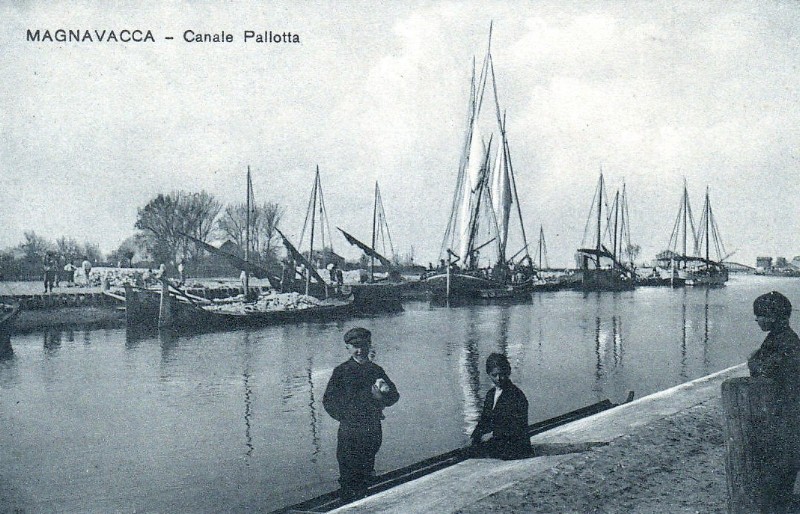 72b-Magnavacca (Porto Garibaldi FE) Canale Pallotta 1916..jpg