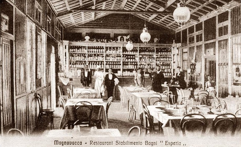 79b-Ristorante Esperia - Magnavacca (antico nome con cui veniva chiamata Porto Garibaldi - FE) anno 1919.jpg