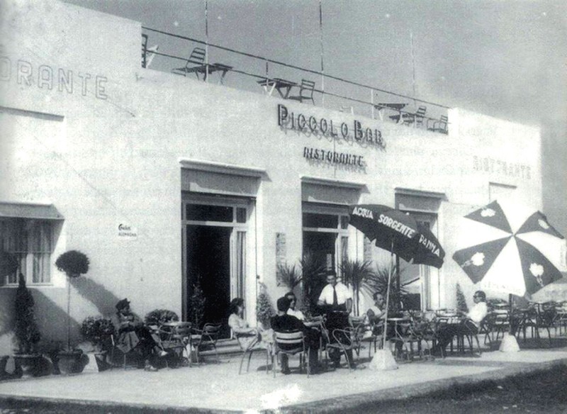 237d -Porto Garibaldi anni '50 Ristorante PICCOLO BAR.jpg