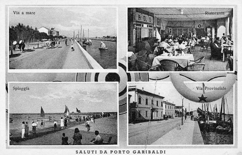 292d - Cartolina anni '30 Porto Garibaldi.jpg