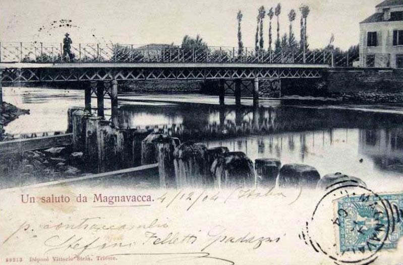 298-Porto Garibaldi - Il ponte, un saluto da Magnavacca anno 1904.JPG